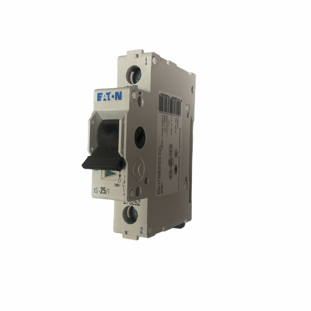 Hlavní vypínač 25A na din lištu jednopólový IS-25/1